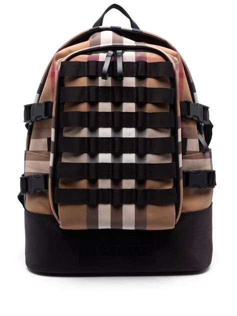 burberry medium rucksack school bag review|burberry check pattern.